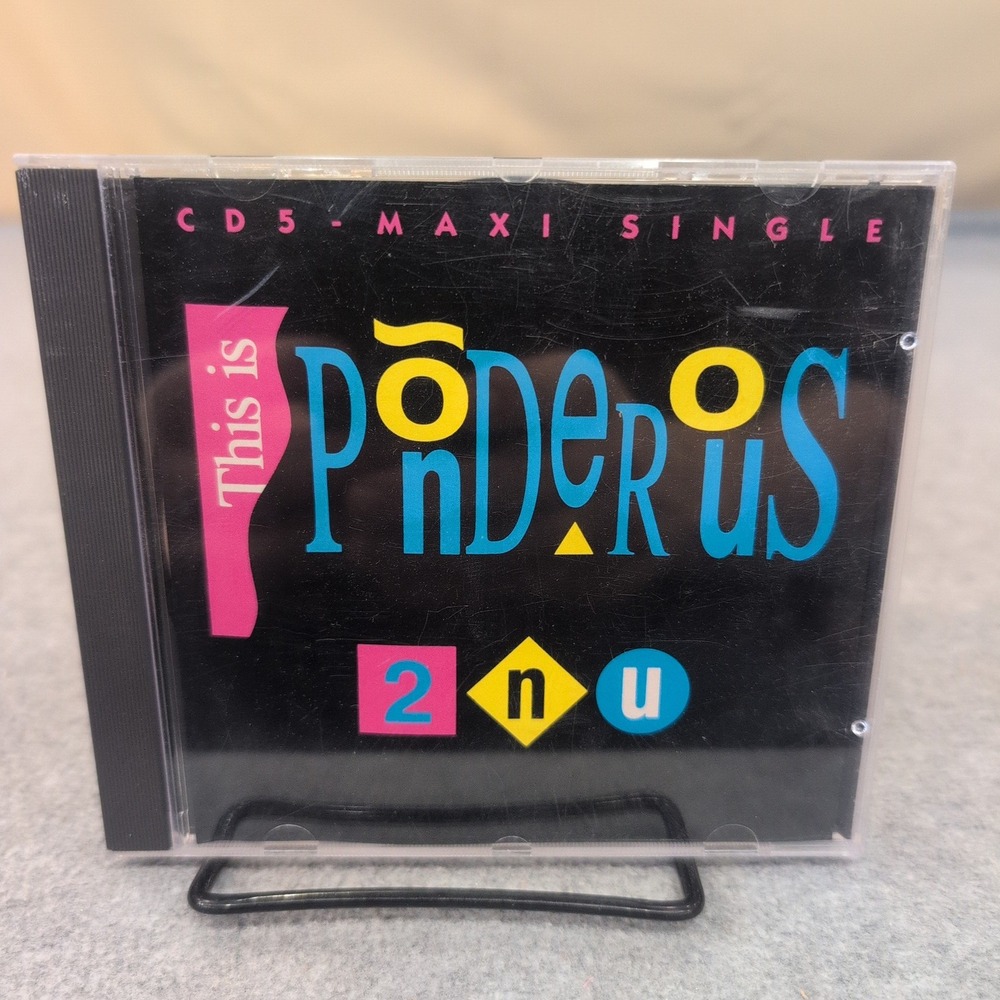 2nu This is Ponderous CD5 Maxi Single 1990 Atlantic Records 86089-2 4 Tracks - Picture 1 of 2